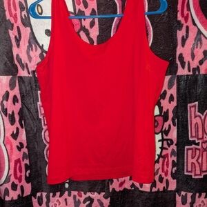 Chico's Red Fitted Tank Top